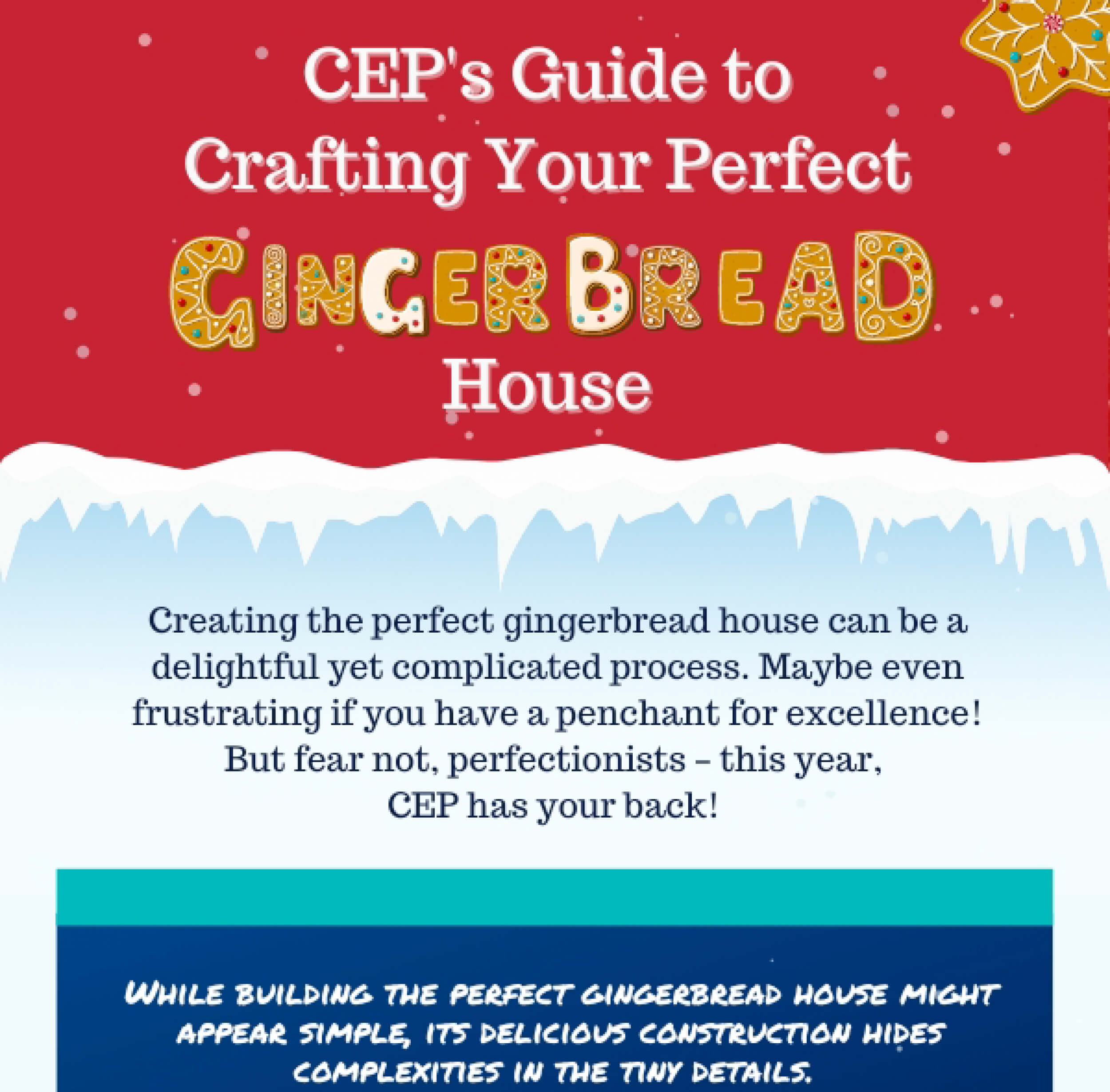 Construction guide for a perfect gingerbread house part 1