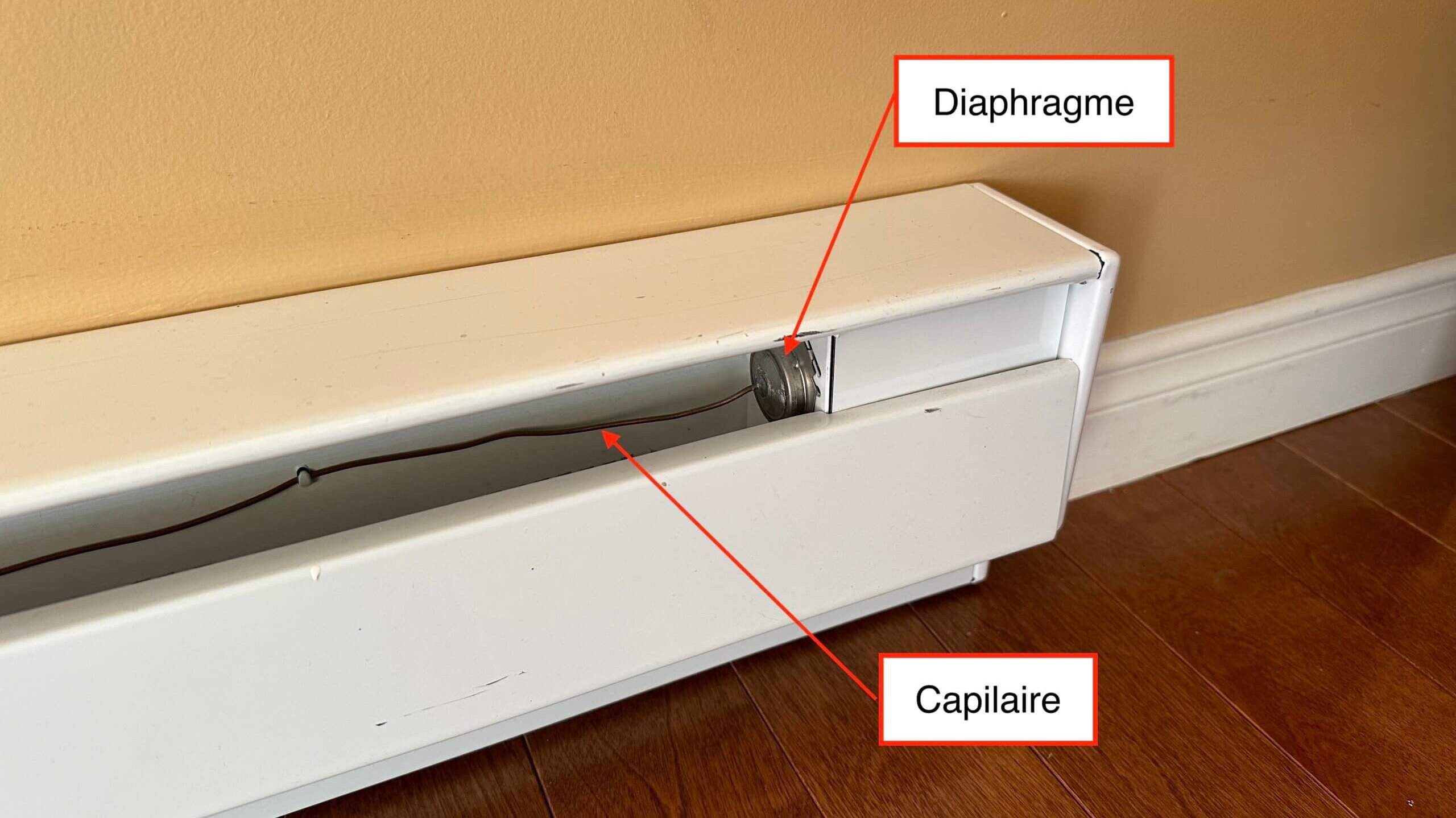 Capillaire Et Diaphragme Plinthe Électrique