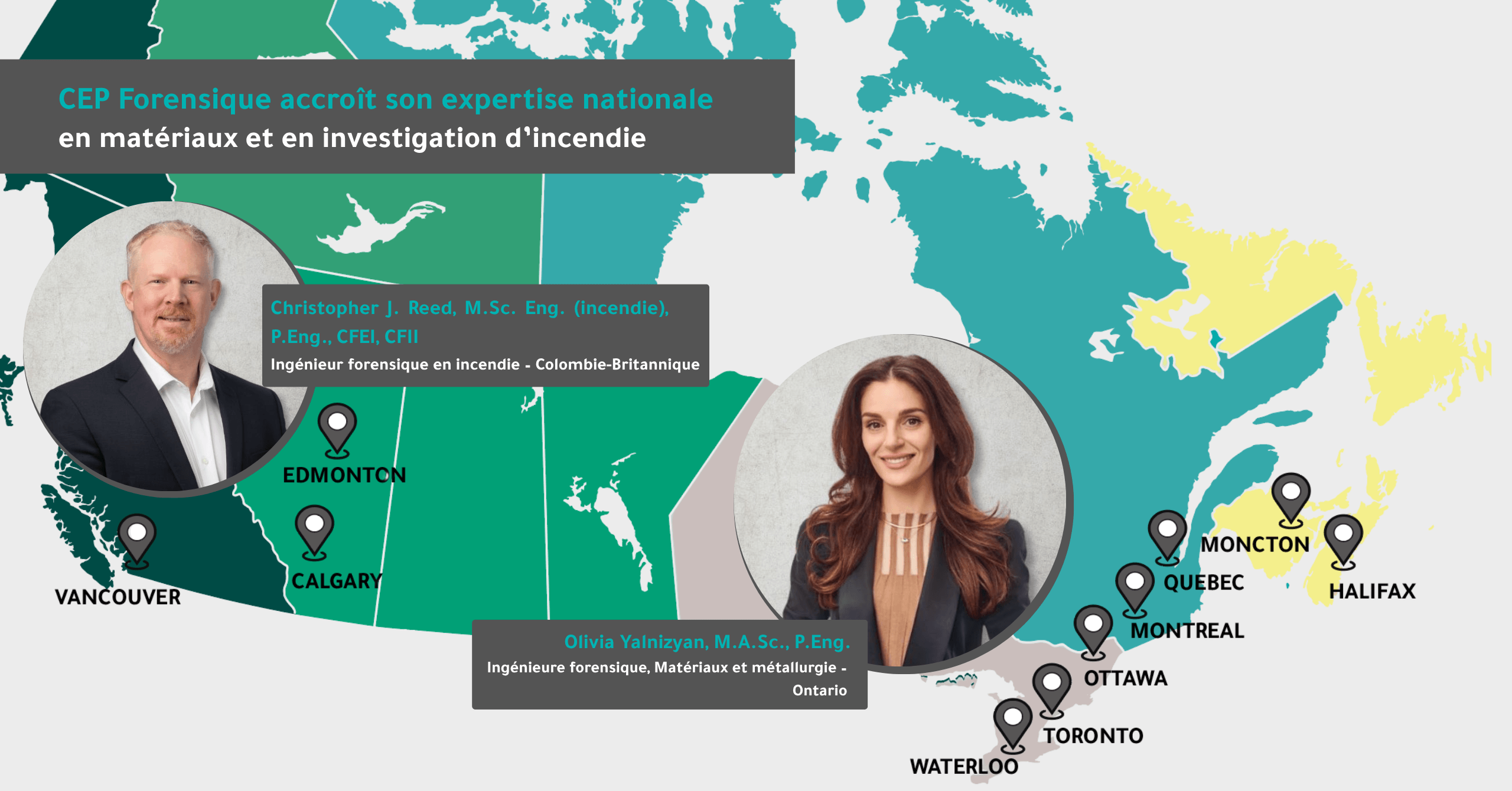 CEP Forensique accroît son expertise nationale en matériaux et en investigation d’incendie